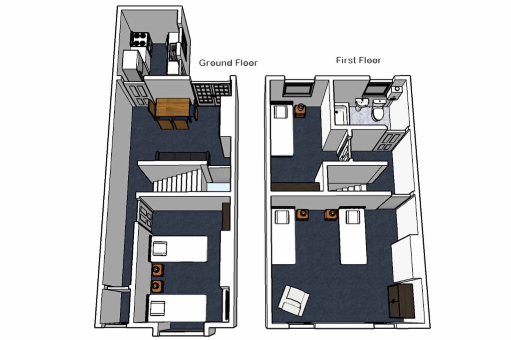 Goose Green 3D floor plan