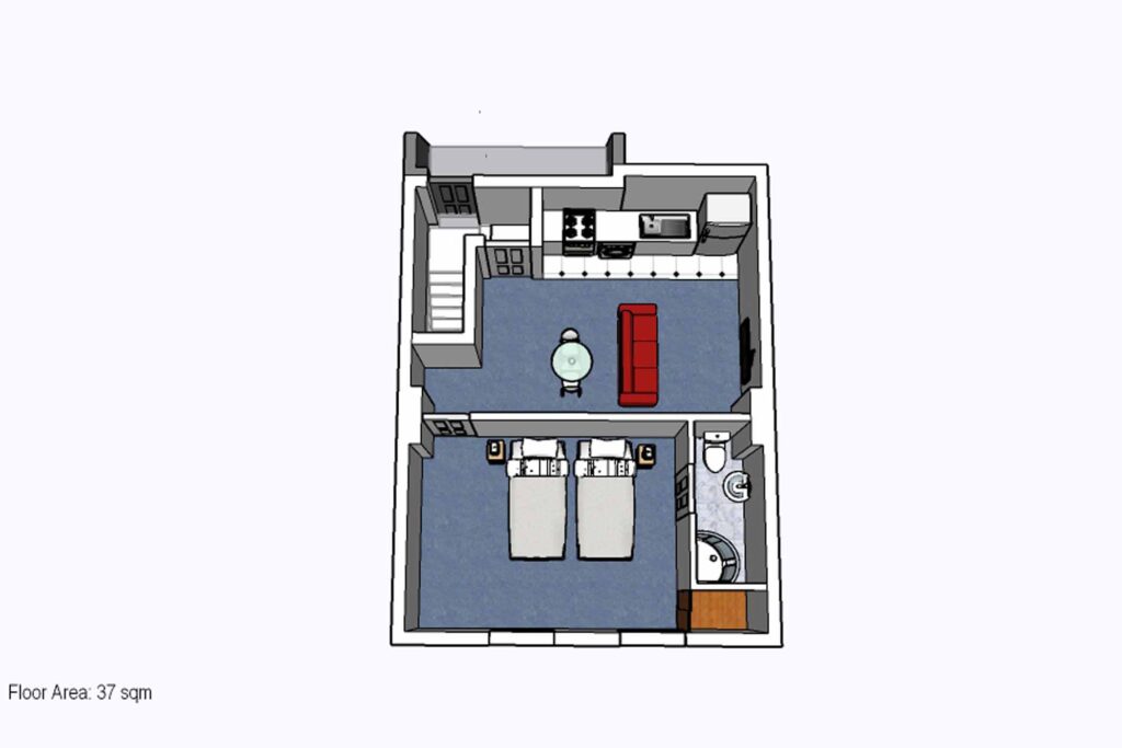 Sutton Flat 3 3D