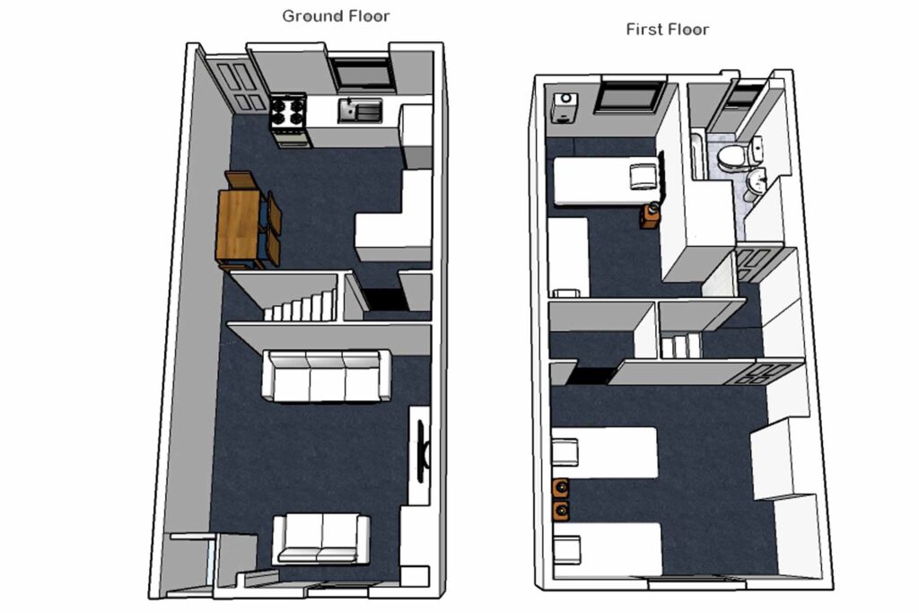 Melrose 3D floor plan